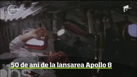 50 de ani de la lansarea navei Apollo 8