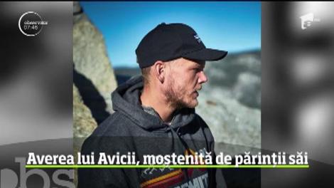 Averea lui Avicii, moștenită de părinții săi