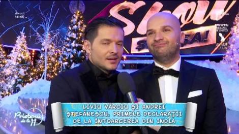 Liviu Vârciu și Andrei Ștefănescu, gazdele unui super show, de Revelion