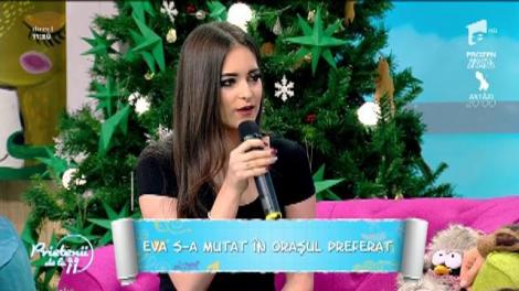 Eva Berecleanu, la studii la Londra, acasă de Crăciun