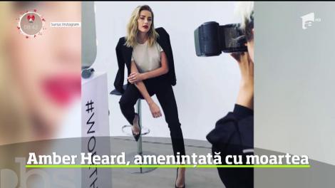 Fosta soție a lui Johnny Depp, Amber Heard a primit amenințări cu moartea