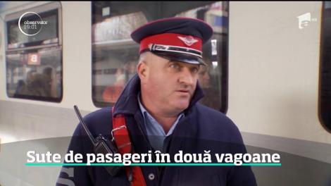 Noi scene umilitoare, în Gara de Nord! Sute de pasageri s-au călcat din nou în picioare, într-un tren supraaglomerat