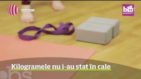 O tânără supraponderală a devenit instructor de yoga