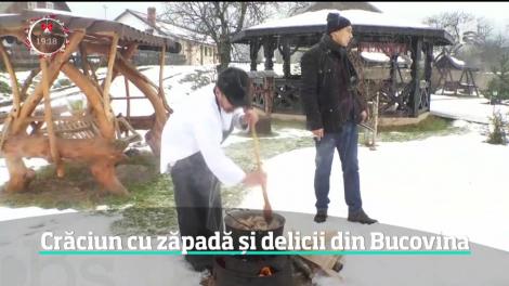 Crăciun cu zăpadă și delicii din Bucovina