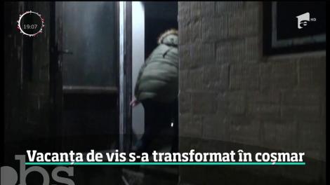 Un Crăciun de coșmar! Au plătit mii de lei pentru o vacanţă de vis, dar s-au trezit cazaţi într-o vilă neterminată, în camere neîncălzite