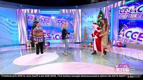Atenție, copii! Moș Crăciun a ajuns în România! Prima oprire a fost la Acces Direct!