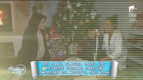 Claudia Pavel şi fiul ei, Noah, Crăciun în doi!