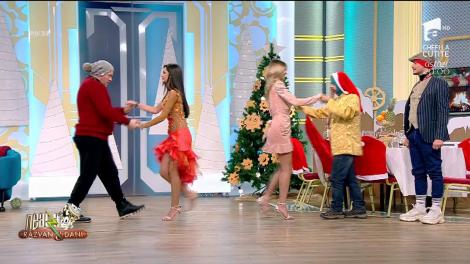 Ucenica Alexandra le-a oferit cursuri de dans "hoţilor" de Crăciun! „Dacă mă faci de râs, dormi și noaptea cu căciula!”