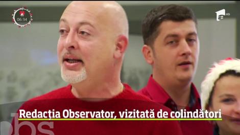 În Ajunul Crăciunului, în redacţia Antenei 1 şi Antenei 3 au răsunat vocile colindătorilor