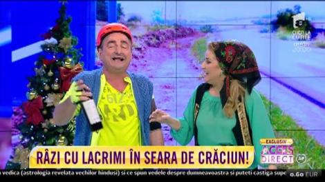 Vasile Muraru şi Valentina Fătu, regii comediei: pista de bicicletă s-a inventat şi la ţară!