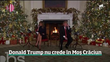 Donald Trump nu crede în Moş Crăciun