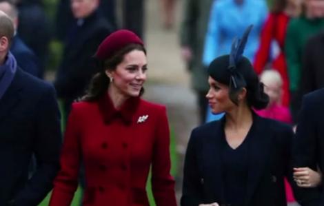 De Crăciun, ducesa Meghan şi cumnata sa Kate au făcut pace, din ordinul Reginei Elisabeta