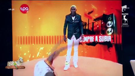 Smiley News: R&acirc;zi cu lacrimi, nu glumă! Cum face celebrul Pipinu din Angola spectacol de Sărbători!