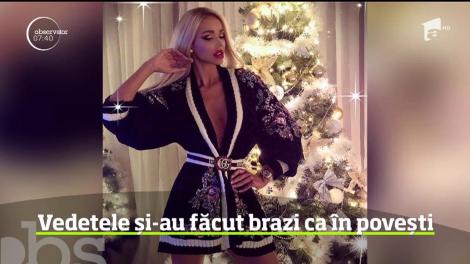 Vedetele și-au făcut brazi ca în povești