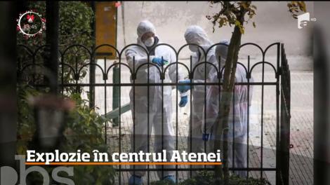 O bombă artizanală a explodat în centrul Atenei