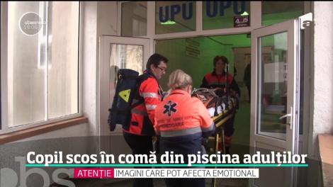 Un copil de şase ani luptă pentru supravieţuire, după ce a fost la un pas să se înece în bazinul unui complex acvatic din Deva