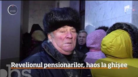 Revelionul pensionarilor, haos la ghișee