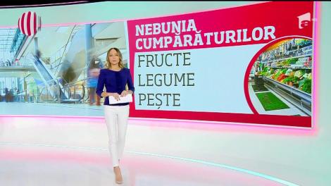 Maratonul cumpărăturilor continuă. În hipermarketuri, clienţii s-au înghesuit să îşi umple din nou frigiderele