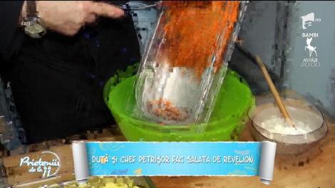 Chef Petrișor ne învață cum se face salata de Revelion