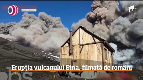 Doi turişti români se aflau pe Etna atunci când vulcanul a erupt, în Ajunul Crăciunului
