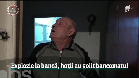 Jaful anului la Braşov! Trei indivizi au aruncat în aer un bancomat şi au dispărut cu 160 de mii de lei