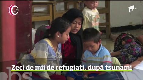 Zeci de mii de refugiați în Indonezia, după tsunami