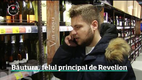 Băutura, felul principal de Revelion