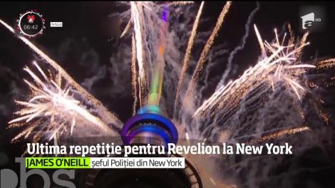 Ultima repetiție pentru Revelion la New York