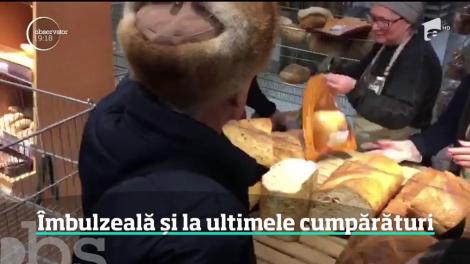 Îmbulzeală și la ultimele cumpărături înainte de Revelion