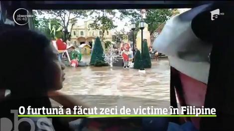 O furtună a făcut zeci de victime în Filipine