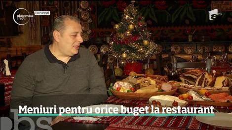 Meniuri pentru orice buget la restaurant, în noaptea dintre ani