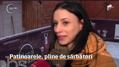 Patinoarele, pline de sărbători