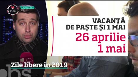 Zile libere în 2019
