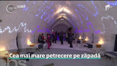 Mii de români au intrat în noul an la munte