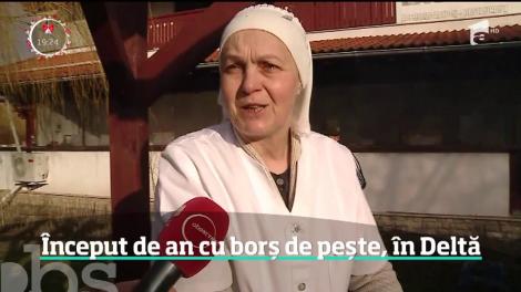 După noaptea cea mai lungă, un borş de peşte este cel mai bun ingredient pentru a te repune pe picioare. Au aflat-o turiştii care, de Anul Nou, au poposit în Deltă