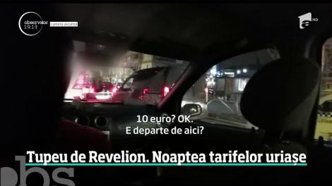 Tupeu de Revelion! A fost noaptea cea mai scumpă din an pentru cei care au căutat un taxi