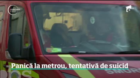 Un t&acirc;năr de 19 ani ar fi vrut să se sinucidă &icirc;ntr-o staţie de metrou