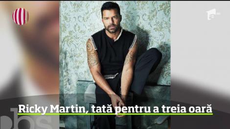 Ricky Martin a devenit tatic pentru a treia oara