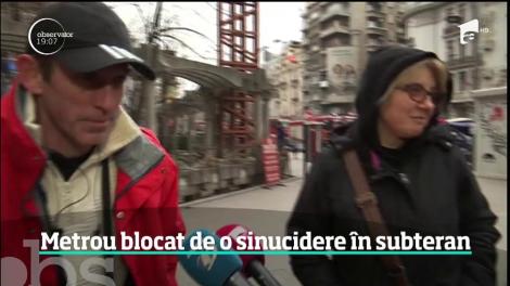 Un accident şocant a provocat panică la metrou. O femeie a ajuns pe şine, în tunel, şi nimeni nu a observat pericolul