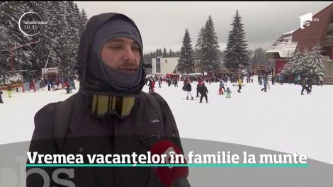 Vacanţa de sărbători s-a încheiat, dar staţiunile de la munte au rămas aproape la fel de pline