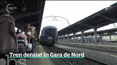 Incident grav în Gara de Nord. Un tren nu a putut fi oprit la timp, a sărit de pe şine şi a fost aproape de a provoca un dezastru