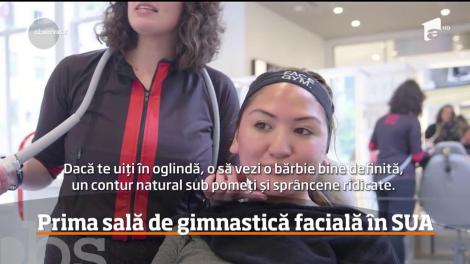 Câțiva antreprenori britanici au deschis prima sală de gimnastică facială din lume