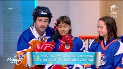 Jocuri de iarnă între prieteni. Cum s-a terminat prima lecție de hockey a prezentatorilor