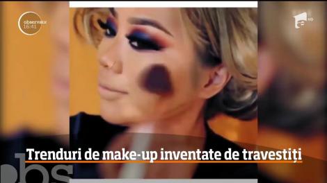 Trenduri de make-up inventate de travestiți