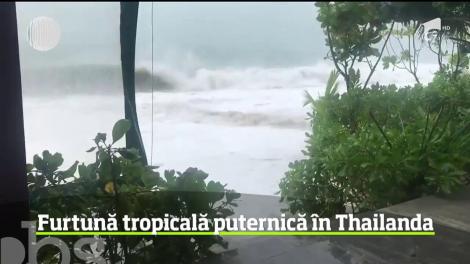 Furtuna tropicală Pabuk a ajuns pe coasta Thailandei