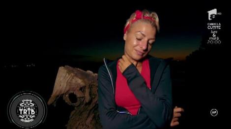 Lola Crudu, izolată o noapte pe o insulă pustie