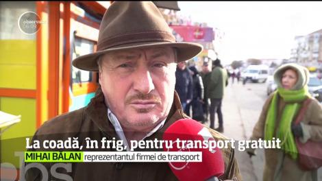 Cozi interminabile, în Botoşani, la chioşcurile unde se eliberează abonamentele gratuite pentru transportul în comun