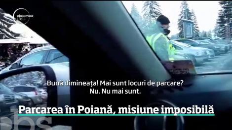 Parcarea în Poiana Brașov, misiune imposibilă