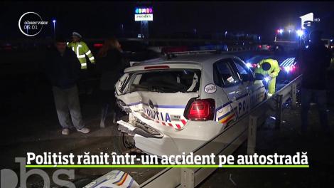 Accident cu repetiţie la intrarea pe autostrada Bucureşti Piteşti