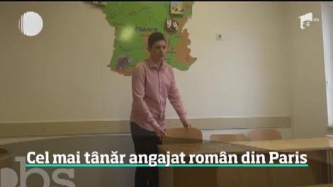 Un român de numai 23 de ani a devenit cel mai tânăr angajat al unei instituţii publice din Franţa